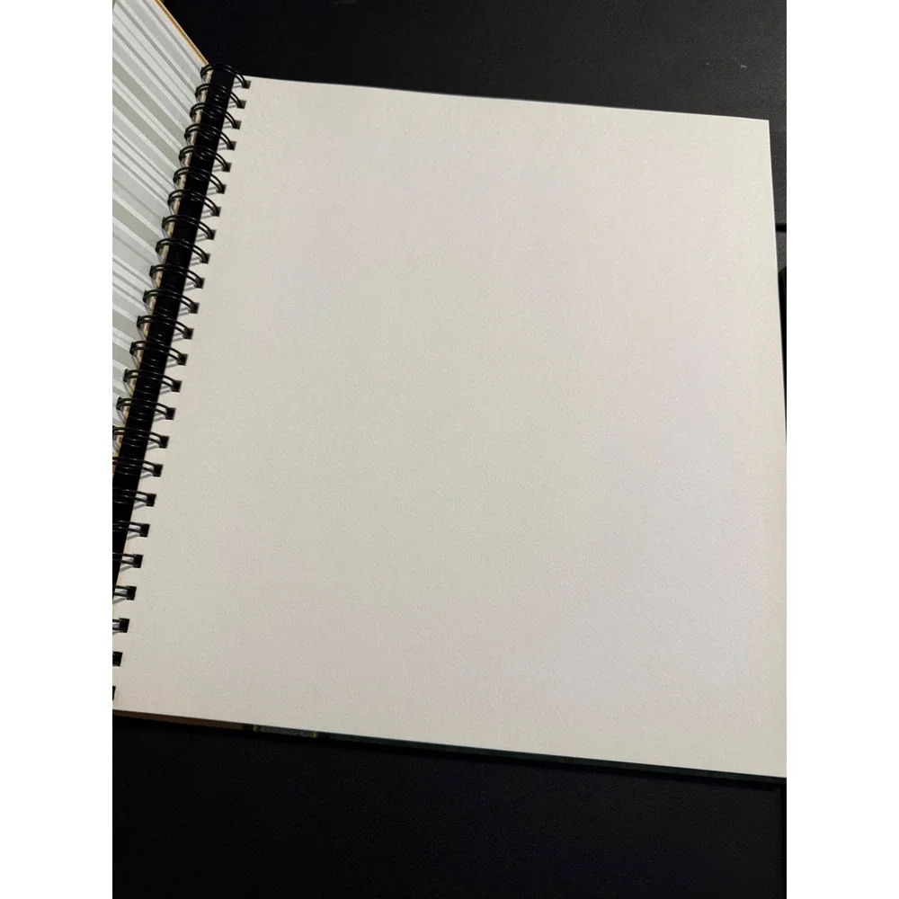 Vintage Floral Rose‎ Memories Scrapbook Album Spiral Bound